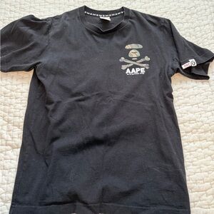 AAPE Black Short Sleeve Tee